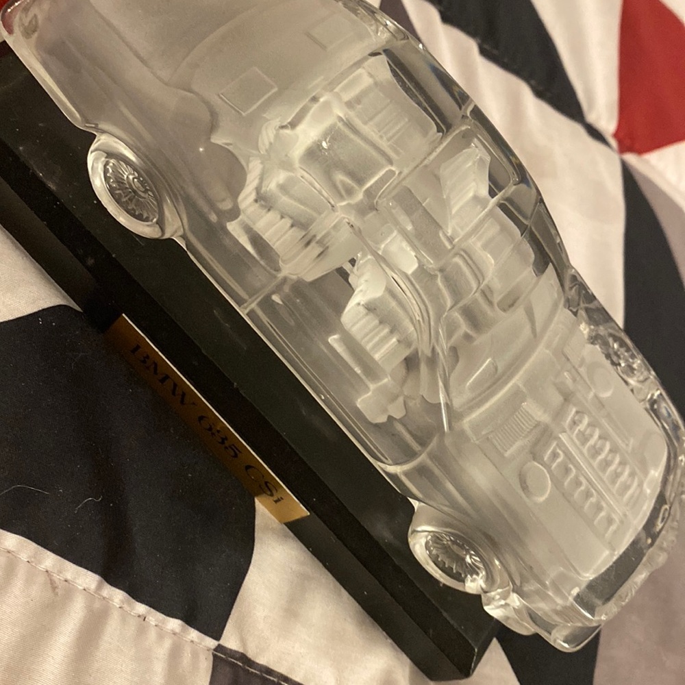 325I Crystal BMWI CSI paperweight